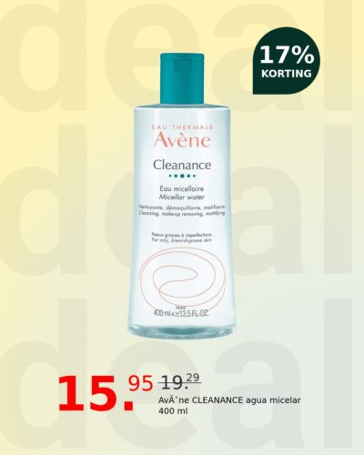 AvÈne CLEANANCE agua micelar 400 ml