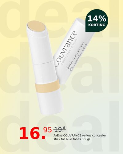 AvÈne COUVRANCE yellow concealer stick for blue tones 3.5 gr