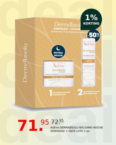 AvÈne DERMABSOLU BÁLSAMO NOCHE DENSIDAD + OJOS LOTE 2 pz