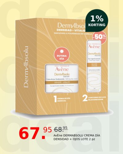 AvÈne DERMABSOLU CREMA DÍA DENSIDAD + OJOS LOTE 2 pz