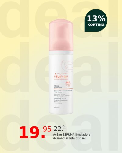 AvÈne ESPUMA limpiadora desmaquillante 150 ml