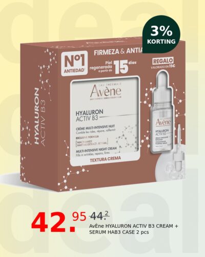 AvÈne HYALURON ACTIV B3 CREAM + SERUM HAB3 CASE 2 pcs
