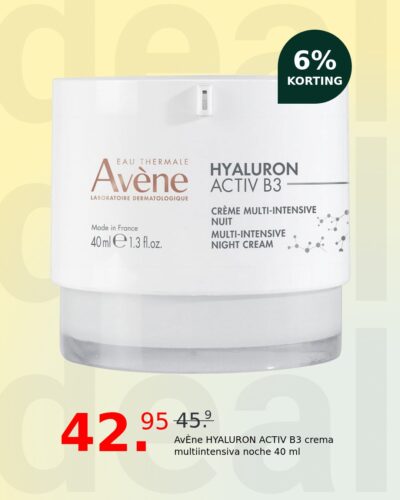 AvÈne HYALURON ACTIV B3 crema multiintensiva noche 40 ml