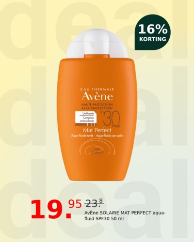 AvÈne SOLAIRE MAT PERFECT aqua-fluid SPF30 50 ml