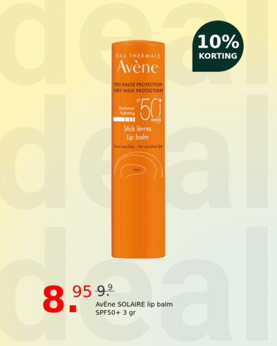 AvÈne SOLAIRE lip balm SPF50+ 3 gr