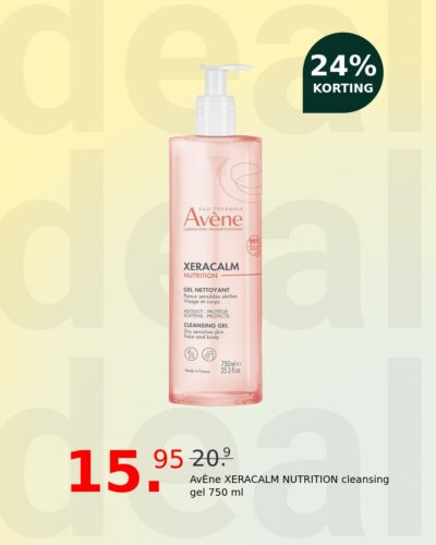 AvÈne XERACALM NUTRITION cleansing gel 750 ml