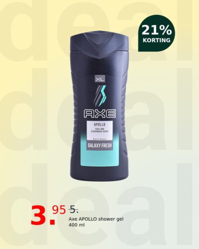 Axe APOLLO shower gel 400 ml