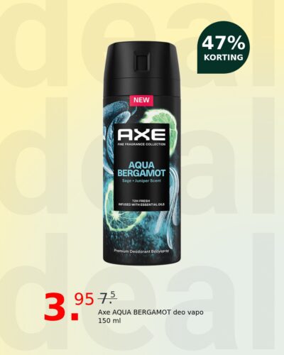 Axe AQUA BERGAMOT deo vapo 150 ml