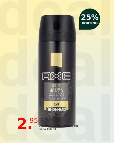 Axe GOLD DARK VANILLA deo vapo 150 ml