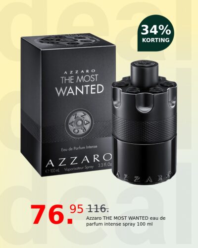 Azzaro THE MOST WANTED eau de parfum intense spray 100 ml