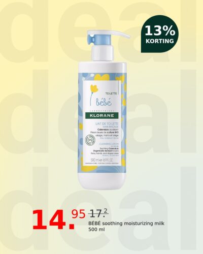 BÉBÉ soothing moisturizing milk 500 ml