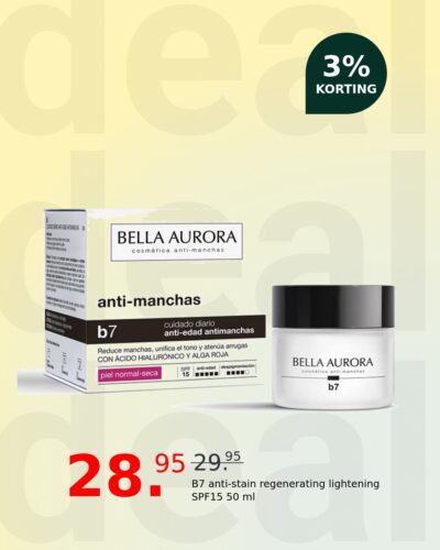 B7 anti-stain regenerating lightening SPF15 50 ml