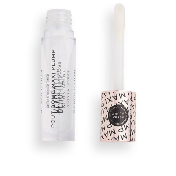 Revolution make up POUT BOMB MAXI PLUMP lip gloss #glaze