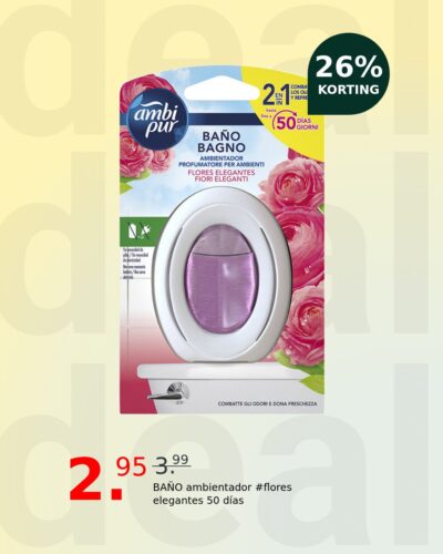 BAÑO ambientador #flores elegantes 50 días