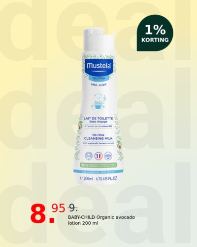 BABY-CHILD Organic avocado lotion 200 ml