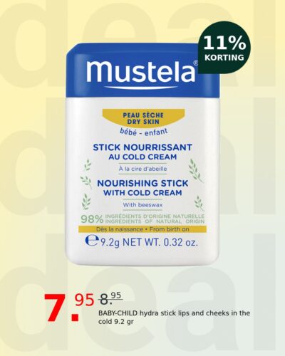 BABY-CHILD hydra stick lips and cheeks in the cold 9.2 gr