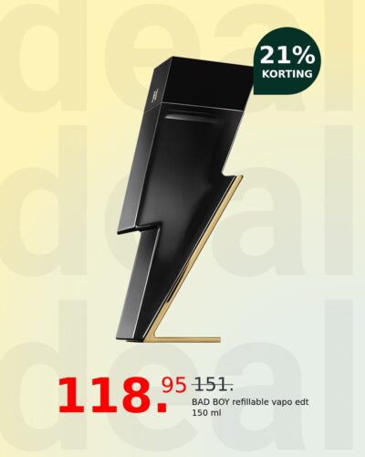 BAD BOY refillable vapo edt 150 ml