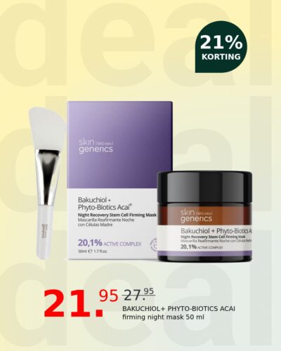 BAKUCHIOL+ PHYTO-BIOTICS ACAI firming night mask 50 ml