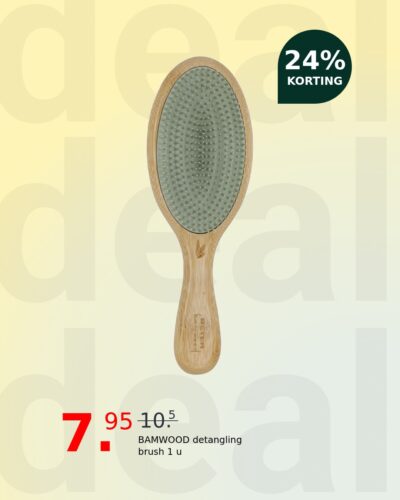 BAMWOOD detangling brush 1 u