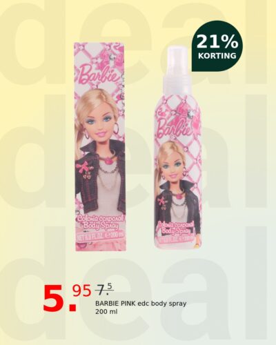 BARBIE PINK edc body spray 200 ml
