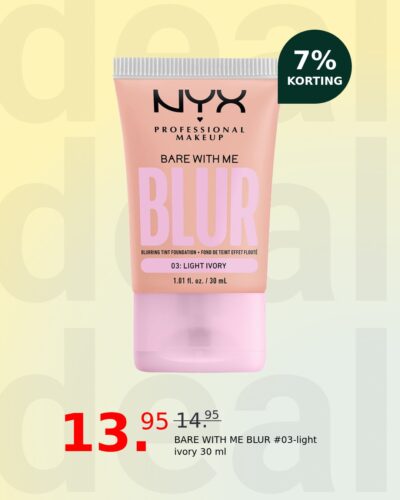 BARE WITH ME BLUR #03-light ivory 30 ml