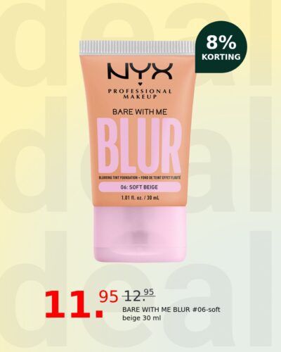 BARE WITH ME BLUR #06-soft beige 30 ml