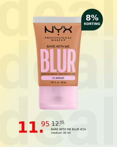 BARE WITH ME BLUR #10-medium 30 ml