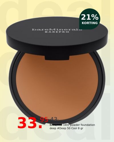 BAREPRO 16hr powder foundation deep #Deep 50 Cool 8 gr