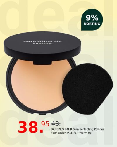 BAREPRO 24HR Skin Perfecting Powder Foundation #15-Fair Warm 8g