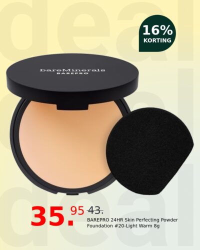BAREPRO 24HR Skin Perfecting Powder Foundation #20-Light Warm 8g