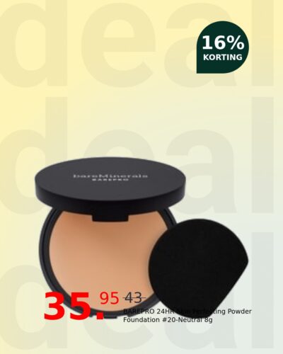 BAREPRO 24HR Skin Perfecting Powder Foundation #20-Neutral 8g