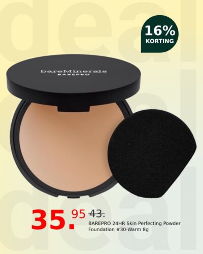 BAREPRO 24HR Skin Perfecting Powder Foundation #30-Warm 8g