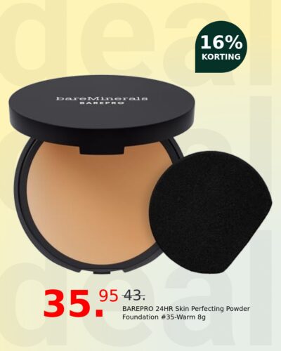 BAREPRO 24HR Skin Perfecting Powder Foundation #35-Warm 8g