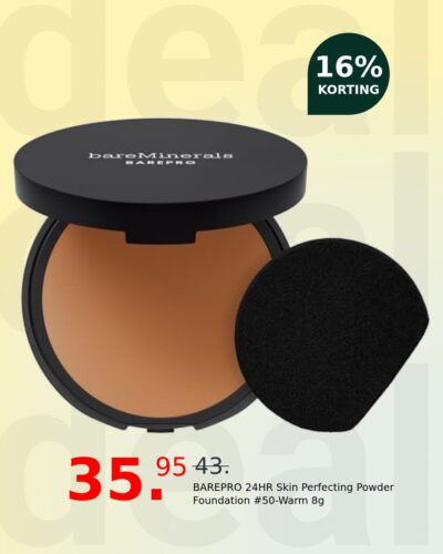 BAREPRO 24HR Skin Perfecting Powder Foundation #50-Warm 8g