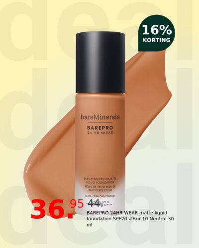 BAREPRO 24HR WEAR matte liquid foundation SPF20 #Fair 10 Neutral 30 ml