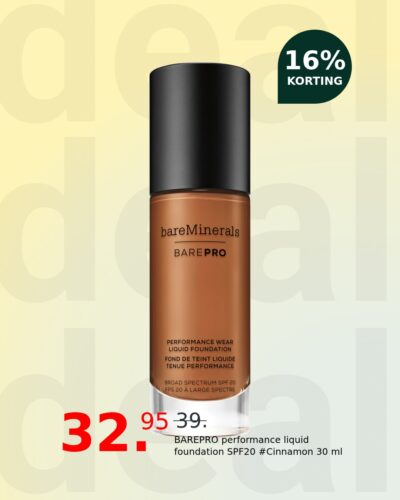 BAREPRO performance liquid foundation SPF20 #Cinnamon 30 ml