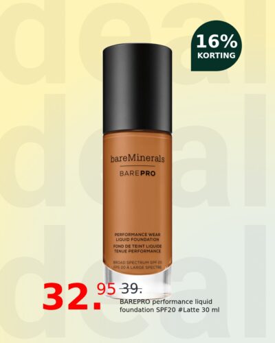 BAREPRO performance liquid foundation SPF20 #Latte 30 ml