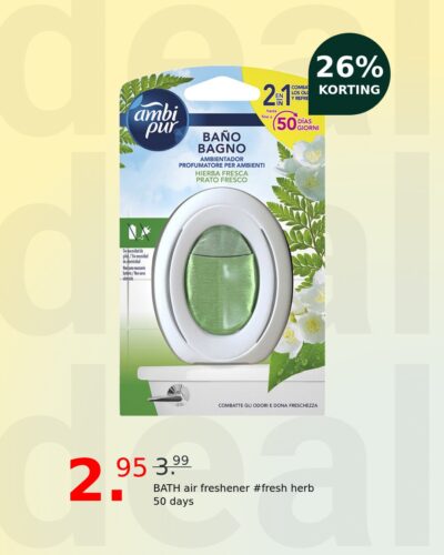 BATH air freshener #fresh herb 50 days