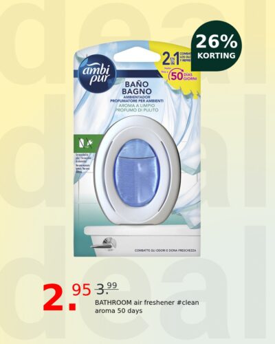 BATHROOM air freshener #clean aroma 50 days