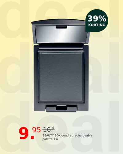 BEAUTY BOX quadrat rechargeable palette 1 u