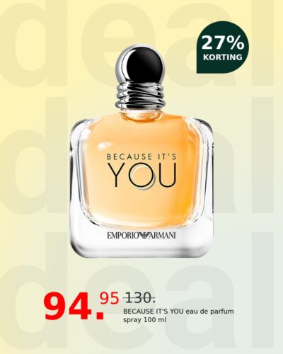 BECAUSE IT'S YOU eau de parfum spray 100 ml