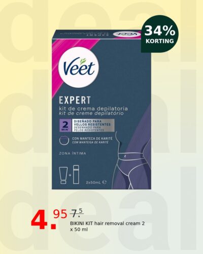 BIKINI KIT hair removal cream 2 x 50 ml