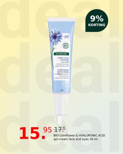 BIO Cornflower & HYALURONIC ACID gel-cream face and eyes 30 ml