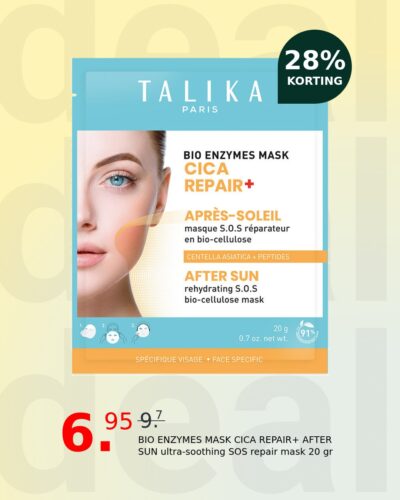 BIO ENZYMES MASK CICA REPAIR+ AFTER SUN ultra-soothing SOS repair mask 20 gr