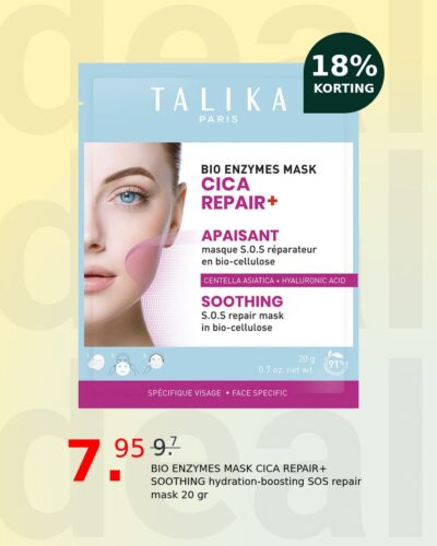 BIO ENZYMES MASK CICA REPAIR+ SOOTHING hydration-boosting SOS repair mask 20 gr