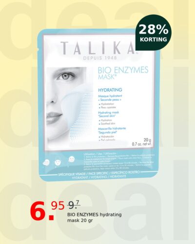 BIO ENZYMES hydrating mask 20 gr
