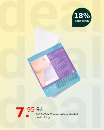 BIO ENZYMES mascarilla anti-edad cuello 12 gr