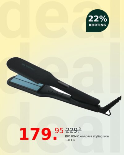 BIO IONIC onepass styling iron 1.0 1 u