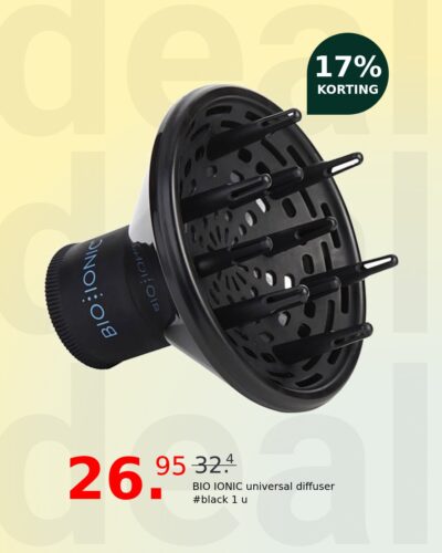 BIO IONIC universal diffuser #black 1 u