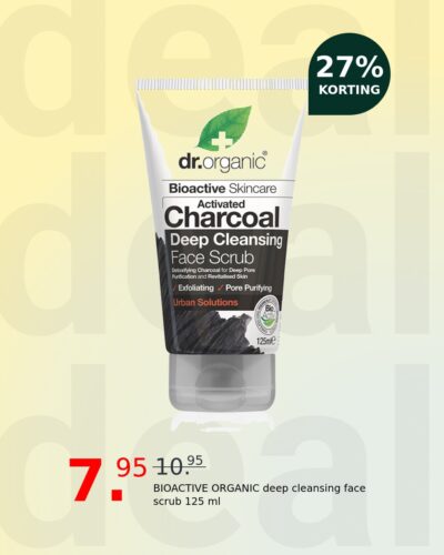 BIOACTIVE ORGANIC deep cleansing face scrub 125 ml